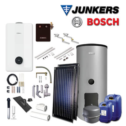 Junkers Bosch Gaskessel GC5800iW 14 P 23, GC58-003, 2xFKC, WS310-5, Dach schwarz in stock