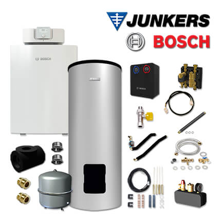 Junkers Bosch Gaskessel GC7000F 15, GCH711 mit MH200, WH 290 LP, HSM25/6 MM100 in stock