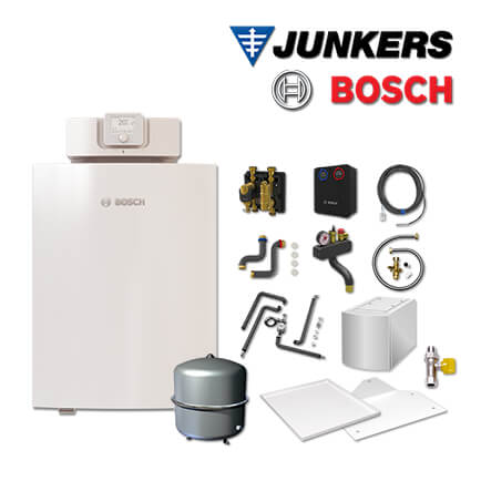 Junkers Bosch GC7F18 mit Gaskessel GC7000F 22, WST 160-2 HRC, HSM25/6 MM100 in stock