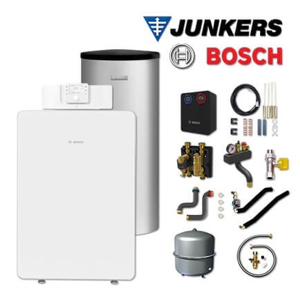 Junkers Bosch GC7F22 mit Gaskessel GC7000F 22, W 200-5 P1 A, HSM25/6 MM100 in stock