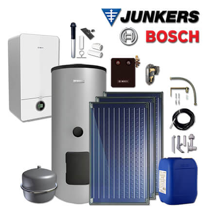 Junkers Bosch GC-Sys730, GC7000iW 24, 3xFKC-2S, WS400-5, Abgas Dach schwarz in stock