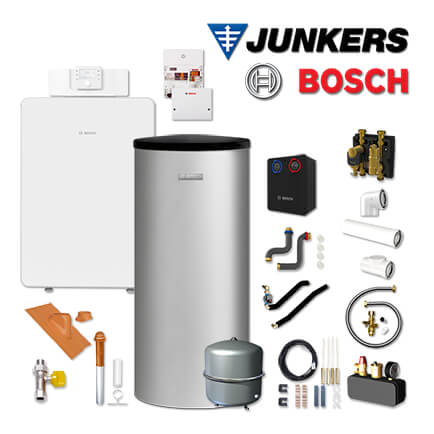 Junkers Bosch Gaskessel GC8000iF-15, GCFS8116, W160-5, HSM25/6, Abgas Dach rot in stock