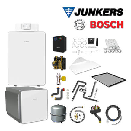 Junkers Bosch Gaskessel GC8000iF-15, GCFS838 mit WH160-3P, HS25/6, Abgas Schacht in stock