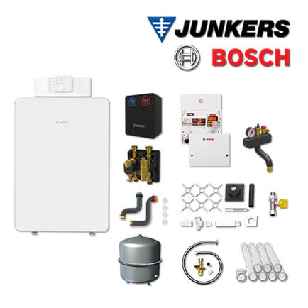 Junkers Bosch GCF812 mit GC8000iF-30 Gaskessel, HSM25/6, Abgas Schacht in stock
