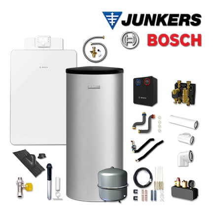 Junkers Bosch GCFS8102, GC8000iF-30 Gaskessel, W160-5, HS25/6, Abgas Dach schw in stock