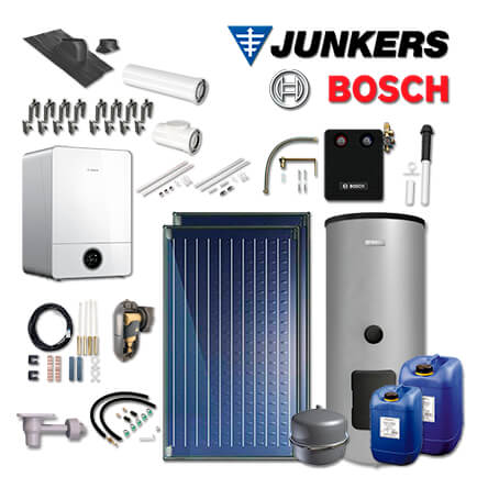 Junkers Bosch GC9000iW 20 E, GC-Sys925 mit 2xFKC-2S, WS290-5, Abgas Dach schwarz in stock
