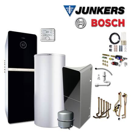 Junkers Bosch SHU07 mit Gas-Brennwerttherme GC9000iWM 30/100 SB, HDS400, CW400 in stock