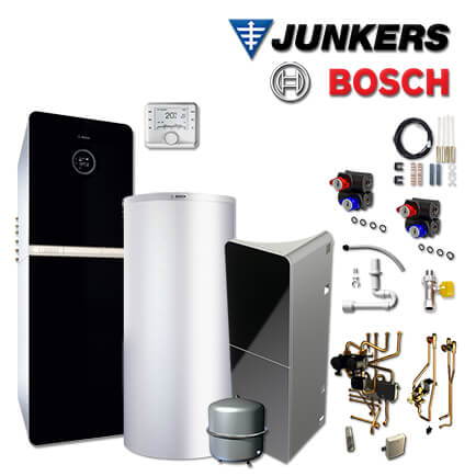 Junkers Bosch SHU15 mit Gastherme GC9000iWM 30/100 SB, HDS400, CW400, 2 HK in stock