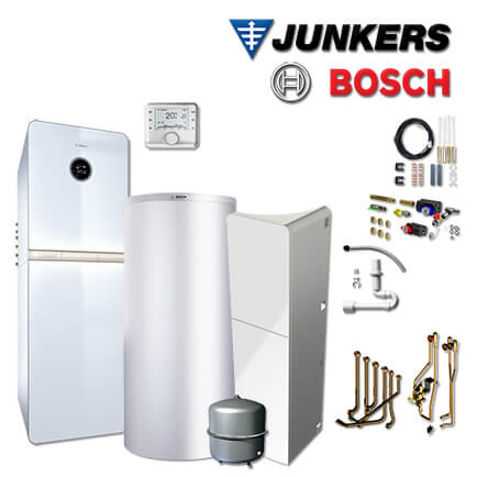 Junkers Bosch SHU04 mit Gas-Brennwerttherme GC9000iWM 30/150 S, HDS400, CW400 in stock