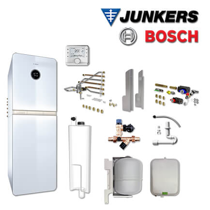 Junkers Bosch GCWM18 mit GC9000iWM 30/210 S Gas-Brennwerttherme, CW 400, 1 HK in stock
