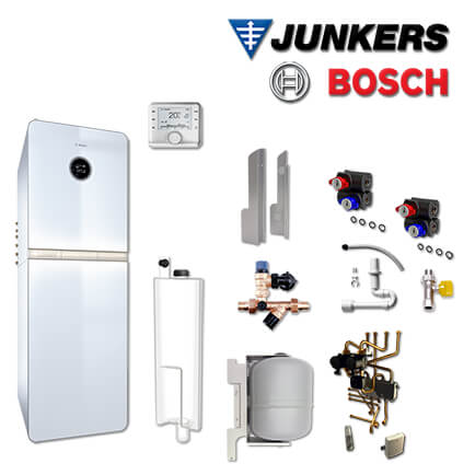 Junkers Bosch GCWM22 mit GC9000iWM 30/210 S Gas-Brennwerttherme, CW 400, 2 HK in stock