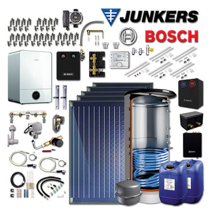 Junkers Bosch Gas-Brennwerttherme GC9001iW 20 H, GC-Sys950 mit 5xFKC-2S, BS750-6 in stock