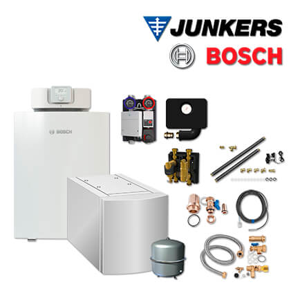 Junkers Bosch Öl-Brennwertkessel OC7000F 18, OC7F04 mit WST 135-2, HSM25/6 MM100 in stock