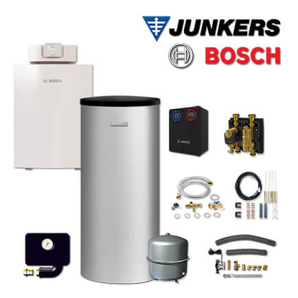 Junkers Bosch OC7F30 mit Öl-Brennwertkessel OC7000F 22, W 160-5, HSM25/6 MM100 in stock