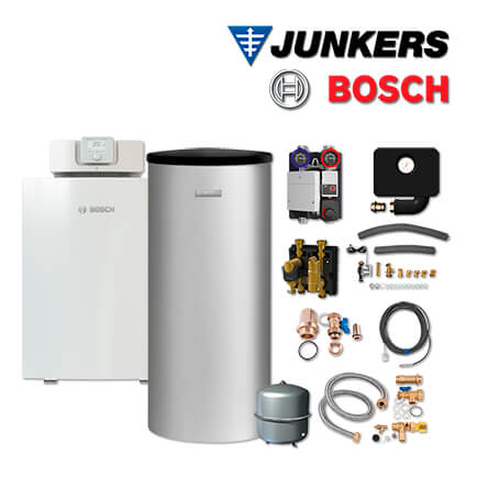 Junkers Bosch OC7F38 mit OC7000F 30 Öl-Brennwertkessel, W 200-5, HSM25/6 MM100 in stock