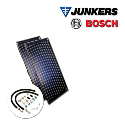 4,7m² Junkers Bosch Solaranlage SO522 mit FKC-2S, Indachmontage in stock