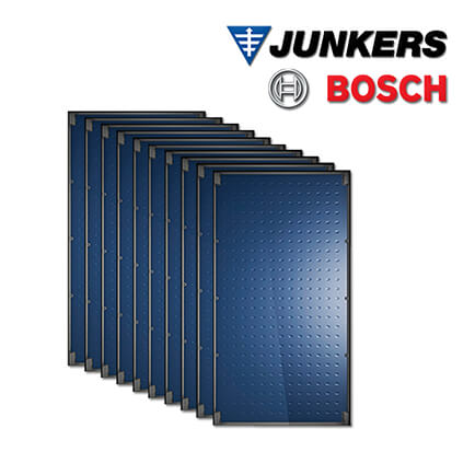 10x Junkers Bosch Top Solarkollektor FT226-2V, 2,55 m², senkrechte Ausführung in stock