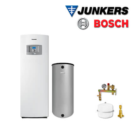 Junkers Bosch STM02 mit Sole/Wasser Erdwärmepumpe STM 80-1, BH 120-5 1 A in stock