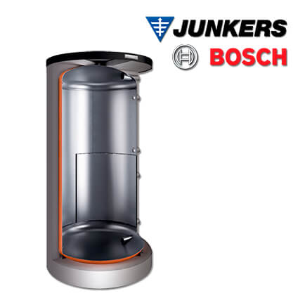 500 Liter Junkers Bosch Pufferspeicher Stora B 500-6 ER 1 B, silber in stock
