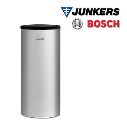 400 Liter Junkers Bosch Pufferspeicher Stora BBS 400-5 K1 C, silber in stock