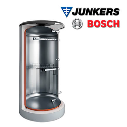 750 Liter Junkers Bosch Pufferspeicher Stora BH 750-6 ERZ 1 B, silber in stock