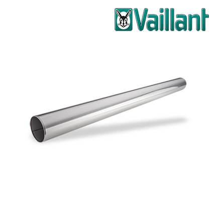 Vaillant Endrohr Edelstahl 1,0 m Ø 80 in stock