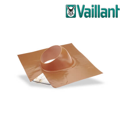 Vaillant Universalpfanne-Schrägdach (25°- 50°) mit flexibler Bleischürze rot in stock