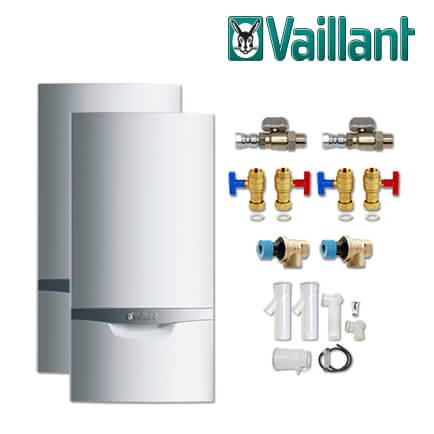 Vaillant Paket 1.215/3, 2x ecoTEC plus VC 1006/5-5, 200 kW, L/LL in stock