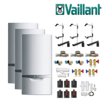 Vaillant Paket 1.218/3, 3x ecoTEC plus VC 1006/5-5, 300 kW, E/H in stock