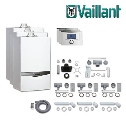 Vaillant Paket 1.601/4 3x ecoTEC plus VCW 206/5-5, calorMATIC VRT 350, E/H in stock