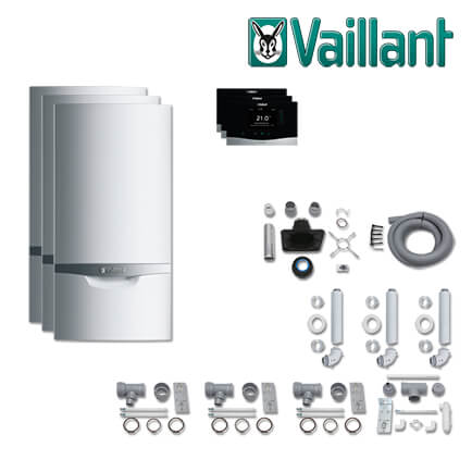 Vaillant Paket 1.627, 3x ecoTEC plus VCW 206/5-5, sensoHOME VRT 380, E/H in stock