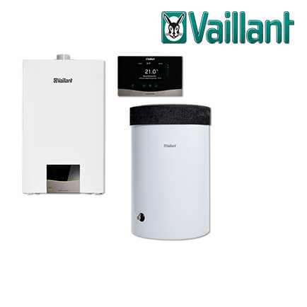 Vaillant Paket 1.63/2 ecoTEC exclusive VC 20 CS/1-7, VIH R 150/6 H, VRC 720 in stock