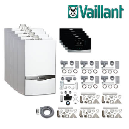 Vaillant Paket 1.631/2, 5x ecoTEC plus VCW 206/5-5, sensoHOME VRT 380/2, E/H in stock