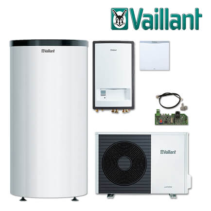 Vaillant Paket 4.064 aroTHERM Split VWL 125/5 AS mit uniSTOR VPS R 200 in stock