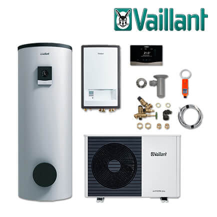 Vaillant Paket 4.32 aroTHERM plus VWL 75/6 A, aroTHERM plus VWZ MEH 97/6 in stock