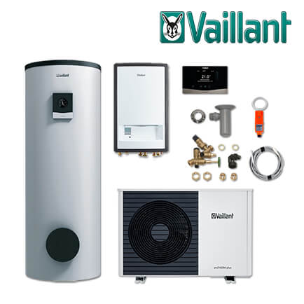 Vaillant Paket 4.34 aroTHERM plus VWL 125/6 A, aroTHERM plus VWZ MEH 97/6 in stock
