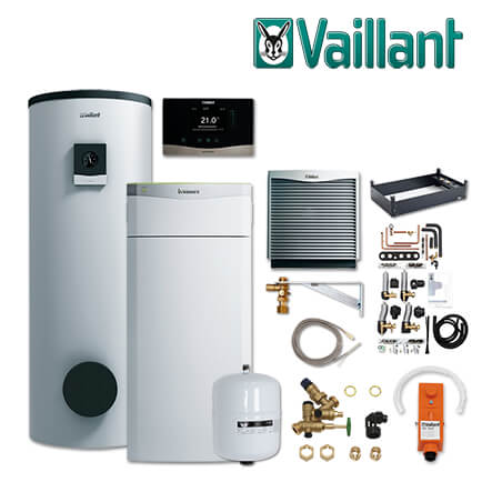 Vaillant Paket 4.413 flexoTHERM exclusive VWF 117/4, VIH RW 300/3 MR, VRC 720 in stock