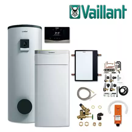 Vaillant Paket 4.422 flexoTHERM exclusive VWF 87/4, VIH RW 300/3 MR, VRC 720 in stock