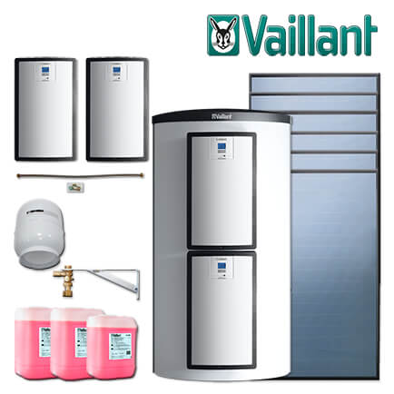 Vaillant Solaranlage 9.446/5, 15,06m² VFK 145/3 V, allSTOR exclusiv VPS 1000/3-7 in stock