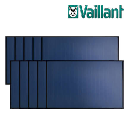 10x Vaillant Flachkollektor auroTHERM plus VFK 155/2 H, 2,51 m², horizontale Montage in stock