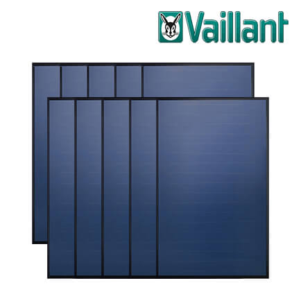 10x Vaillant Flachkollektor auroTHERM plus VFK 155/2 V, 2,51 m², vertikale Montage in stock