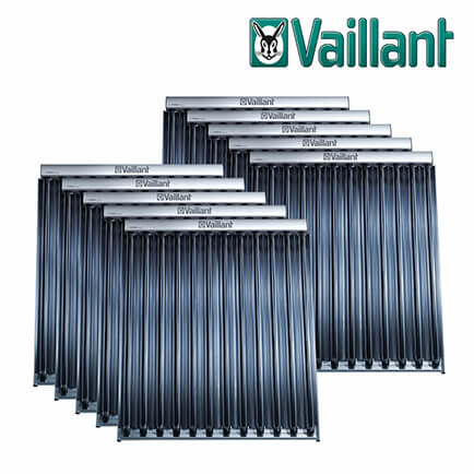 10x Vaillant Vakuum-Röhrenkollektor auroTHERM exclusiv VTK 1140/2, 23,0 m² in stock