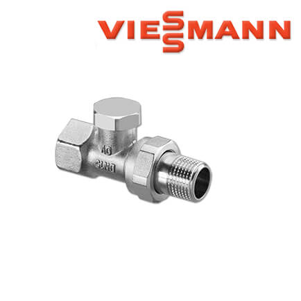 Viessmann Rücklaufverschraubung R1/2, Durchgangsform in stock