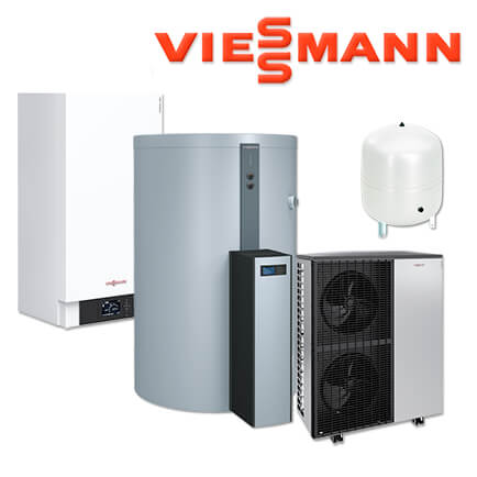 Viessmann Vitocal 200-A Wärmepumpe, 12,6 kW, Z015534, 600 L Vitocell 120-E, SVW in stock