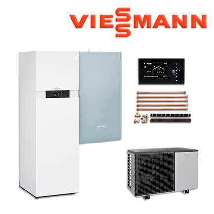 Viessmann Vitocal 222-A Wärmepumpe, 6,3 kW, Z017615, Anschluss-Set oben in stock