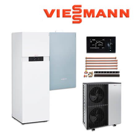 Viessmann Vitocal 222-A Wärmepumpe, 12,6 kW, Z017617, Anschluss-Set oben in stock