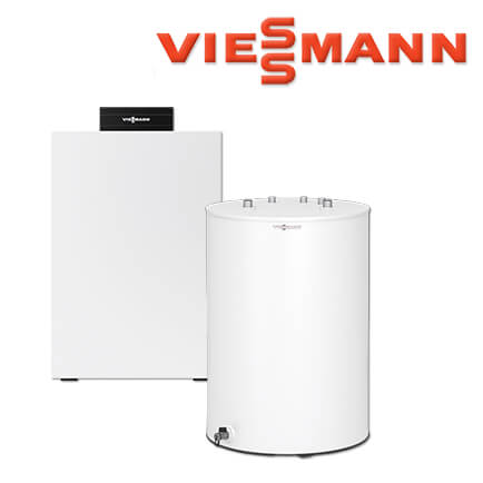 Viessmann Vitocal 300-G Wärmepumpe, 4,3 kW, Z022318, 300 L Vitocell 100-W, CVWA in stock