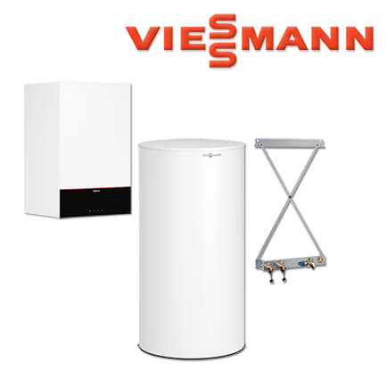 Viessmann Vitodens 200-W Gastherme, 11 kW, Z019620, 200 L Vitocell 100-W, CVAA in stock
