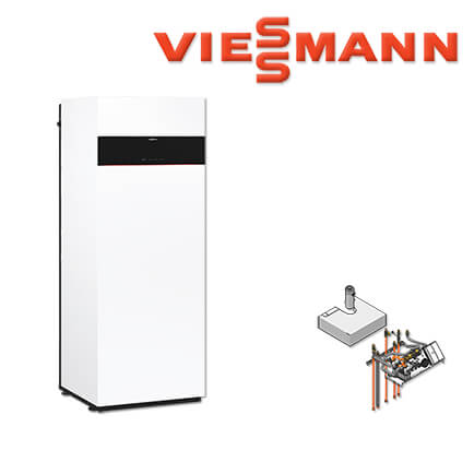 Viessmann 222-F Gastherme, 32 kW, Z019756, Speicher innenbeheizt, Aufbau-Kit in stock