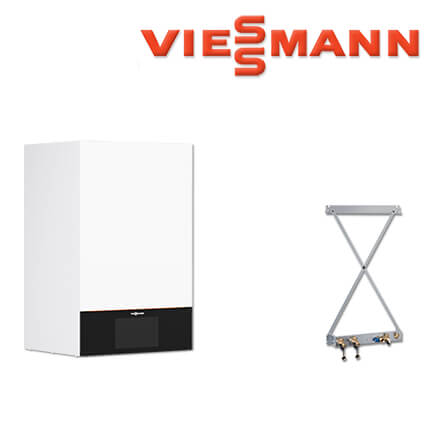 Viessmann Vitodens 300-W Gastherme, 11 kW, B3HF052, mit Zubehör in stock